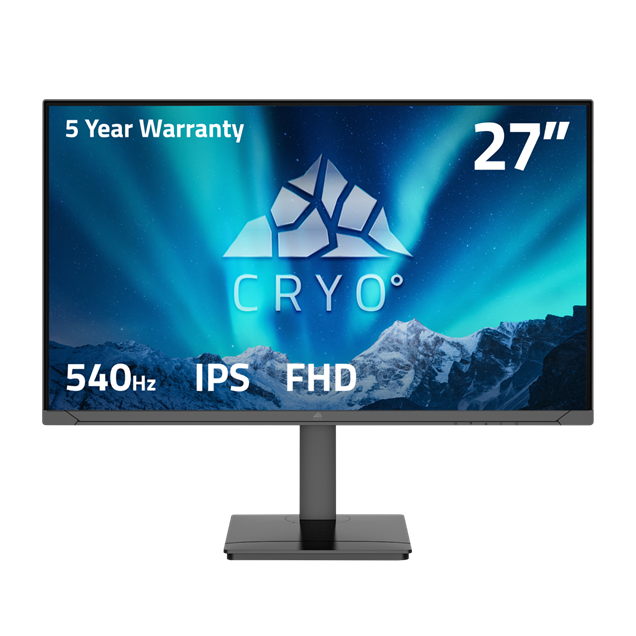 Cryo Vision 27 inch FHD 540hz Gaming Monitor